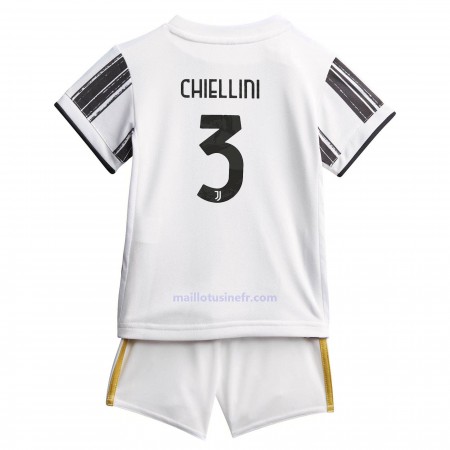 Maillot de Foot Juventus Giorgio Chiellini 3 Domicile 2020-21 - Enfant